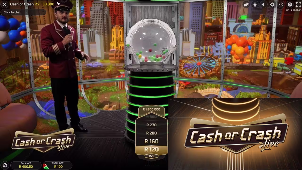 Cash or Crash no Evolution